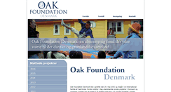 Desktop Screenshot of oakfnd.dk