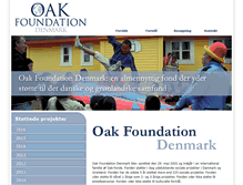 Tablet Screenshot of oakfnd.dk